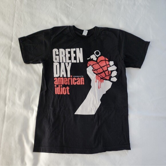 Vtg GreenDay Unisex Small Tour Concert 2005American Idiot Rockabilly Punk Rock - Picture 1 of 9